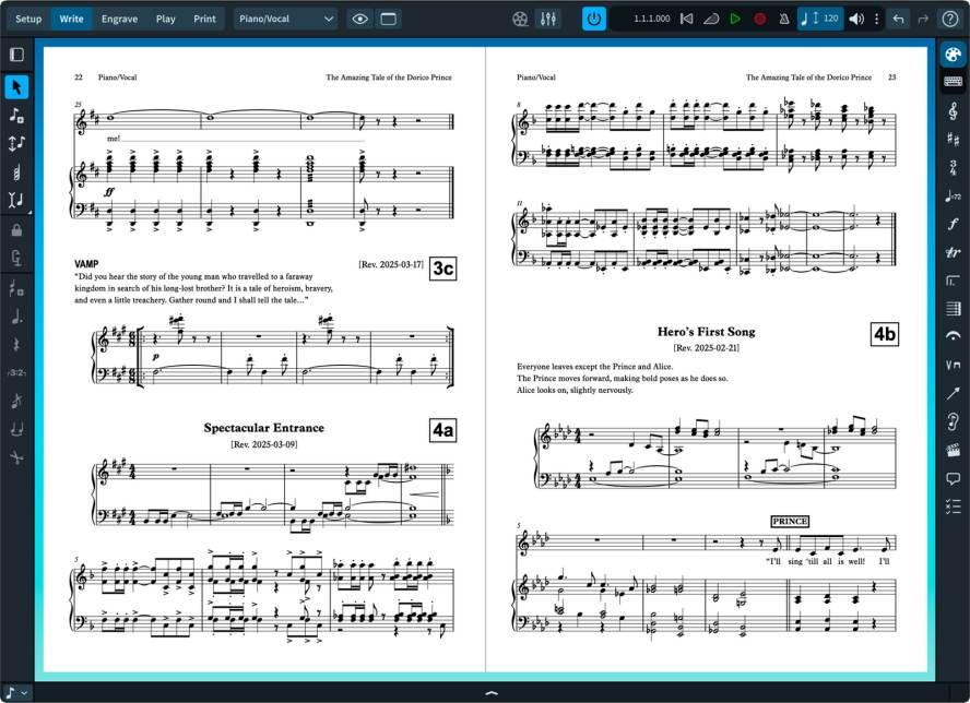 Printmusic  Dorico Software